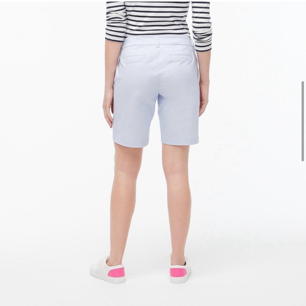 J Crew Frankie Bermuda Chino Shorts, Shale Blue 10 - Picture 2 of 6